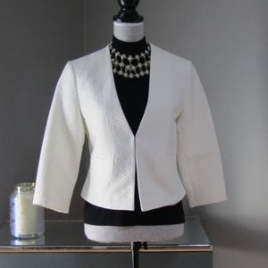 NWT Banana Republic Textured White Blazer